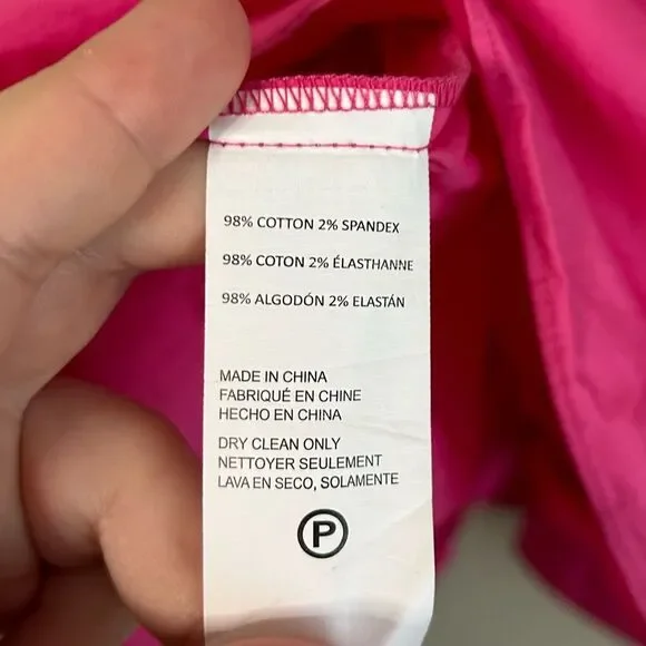 Derek Lam 10 Crosby Finn Ruffle Wrap Tiered Mini Shift Dress in Magenta Size 8 - Picture 9 of 11